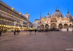 Fototapeta papr 184 x 128, 47247745 - Piazza San Marco - Venice by night