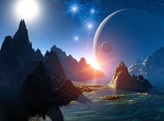 Fototapeta pltno 330 x 244, 47248856 - 3D Fantasy landscape