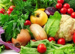 Fototapeta pltno 240 x 174, 47250215 - fresh fruits and vegetables - erstv ovoce a zeleninu