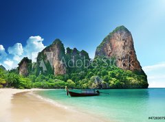 Samolepka flie 270 x 200  Railay beach in Krabi Thailand, 270 x 200 cm