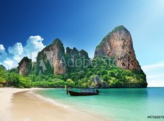 Fototapeta330 x 244  Railay beach in Krabi Thailand, 330 x 244 cm