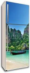 Samolepka na lednici flie 80 x 200  Railay beach in Krabi Thailand, 80 x 200 cm