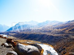 Samolepka flie 270 x 200, 47546918 - Landscape, kora around of the mount Kailas