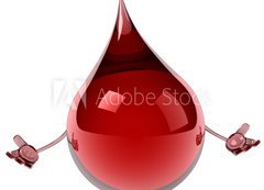 Samolepka flie 200 x 144, 47685223 - Blood