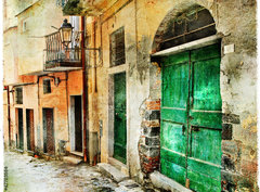 Fototapeta pltno 330 x 244, 47703584 - pictorial old streets of Italy