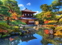Fototapeta papr 254 x 184, 47760997 - Ginkaku-ji  Temple in Kyoto