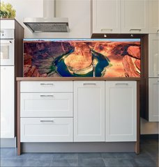 Fototapeta do kuchyn flie 180 x 60  panoramic view of Horseshoe Bend, 180 x 60 cm