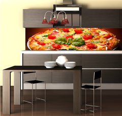 Fototapeta do kuchyn flie 260 x 60  Pizza, 260 x 60 cm
