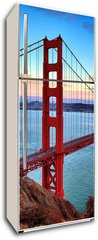 Samolepka na lednici fólie 80 x 200, 48272681 - horizontal view of Golden Gate Bridge - horizontální pohled na most Golden Gate