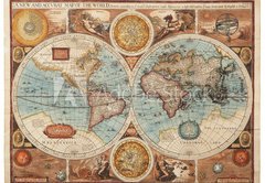 Samolepka flie 145 x 100, 48335566 - Old map (1626)