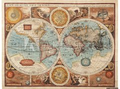 Fototapeta330 x 244  Old map (1626), 330 x 244 cm