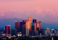 Samolepka flie 145 x 100, 48879773 - Los Angeles at sunset
