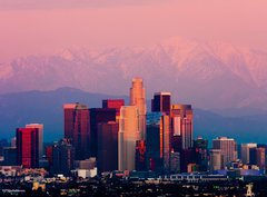 Fototapeta papr 360 x 266, 48879773 - Los Angeles at sunset - Los Angeles pi zpadu slunce