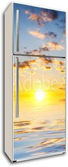 Samolepka na lednici fólie 80 x 200, 48898013 - Sky background and water reflection.