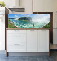 Fototapeta do kuchyn flie 180 x 60, 49100962 - Niagara Falls aerial view