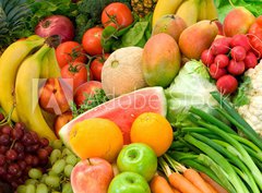 Fototapeta papr 360 x 266, 4927653 - Vegetables and Fruits Arrangement