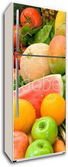 Samolepka na lednici fólie 80 x 200, 4927653 - Vegetables and Fruits Arrangement - Uspořádání zeleniny a ovoce