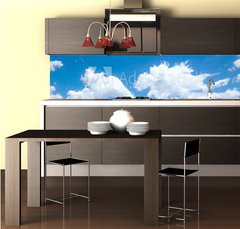 Fototapeta do kuchyn flie 260 x 60, 49605692 - blue sky