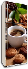 Samolepka na lednici flie 80 x 200, 49761911 - tazza di caff   espresso con macinino in legno