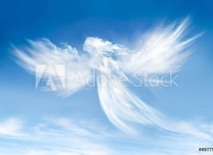 Fototapeta vliesov 100 x 73, 49775771 - Angel in the clouds