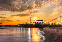 Samolepka fólie 145 x 100, 502410306 - Santa Monica pier