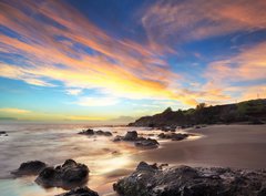 Fototapeta330 x 244  Plage au crpuscule  Piton St Leu, La Runion., 330 x 244 cm