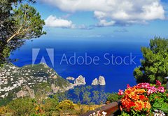 Fototapeta pltno 174 x 120, 50436807 - stunning Capri island, bella Italia series