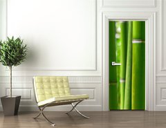 Samolepka na dvee flie 90 x 220  Bamboo forest, 90 x 220 cm