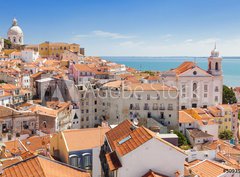 Fototapeta pltno 330 x 244, 50939880 - Panoramic of Alfama rooftops, Lisboa, Portugal