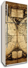 Samolepka na lednici flie 80 x 200  map of world 1752, 80 x 200 cm