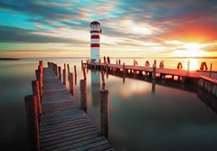 Fototapeta papr 184 x 128, 51901160 - Lighthouse - Lake in Austria