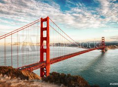 Samolepka flie 270 x 200, 51909292 - Golden Gate Bridge, San Francisco