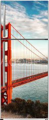 Samolepka na lednici flie 80 x 200, 51909292 - Golden Gate Bridge, San Francisco