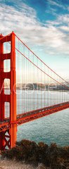 Samolepka na dvee flie 90 x 220, 51909292 - Golden Gate Bridge, San Francisco