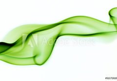 Fototapeta145 x 100  green abstract smoke curves, 145 x 100 cm