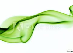 Samolepka flie 200 x 144, 52172020 - green abstract smoke curves
