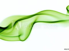 Fototapeta vliesov 270 x 200, 52172020 - green abstract smoke curves - zelen abstraktn kouov kivky