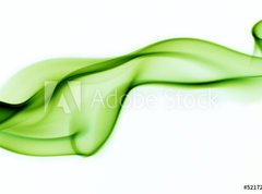 Samolepka flie 270 x 200, 52172020 - green abstract smoke curves