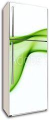 Samolepka na lednici flie 80 x 200, 52172020 - green abstract smoke curves