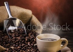 Fototapeta vliesov 200 x 144, 52239062 - boiling black coffee