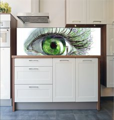 Fototapeta do kuchyn flie 180 x 60, 52241542 - human eye - lidsk oko