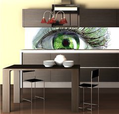 Fototapeta do kuchyně fólie 260 x 60, 52241542 - human eye - lidské oko