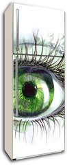 Samolepka na lednici fólie 80 x 200, 52241542 - human eye - lidské oko