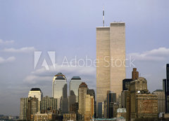 Samolepka flie 200 x 144, 52285784 - NYC Skyline With The Twin Towers
