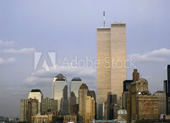 Fototapeta papr 254 x 184, 52285784 - NYC Skyline With The Twin Towers