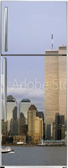 Samolepka na lednici flie 80 x 200, 52285784 - NYC Skyline With The Twin Towers