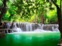 Fototapeta270 x 200  Thailand waterfall in Kanjanaburi, 270 x 200 cm
