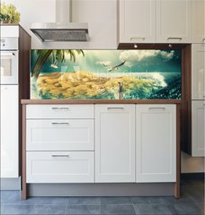 Fototapeta do kuchyn flie 180 x 60, 53121953 - Beauty Ocean, beauty natural backgrounds for your design - Krsa ocen, krsa prodn pozad pro v design
