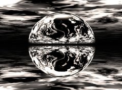 Samolepka flie 270 x 200, 5336827 - boule miroir