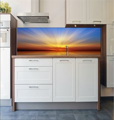 Fototapeta do kuchyn flie 180 x 60  sunset, 180 x 60 cm